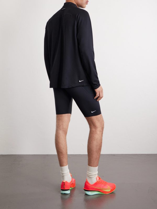 ACG Trail Logo-Print Dri-FIT Half-Zip Running Top - BK ACG Trail Logo-Print Dri-FIT Half-Zip Running Top - BK