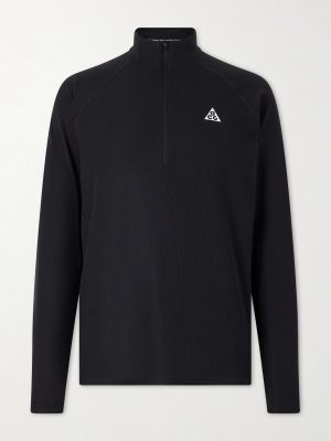 ACG Trail Logo-Print Dri-FIT Half-Zip Running Top