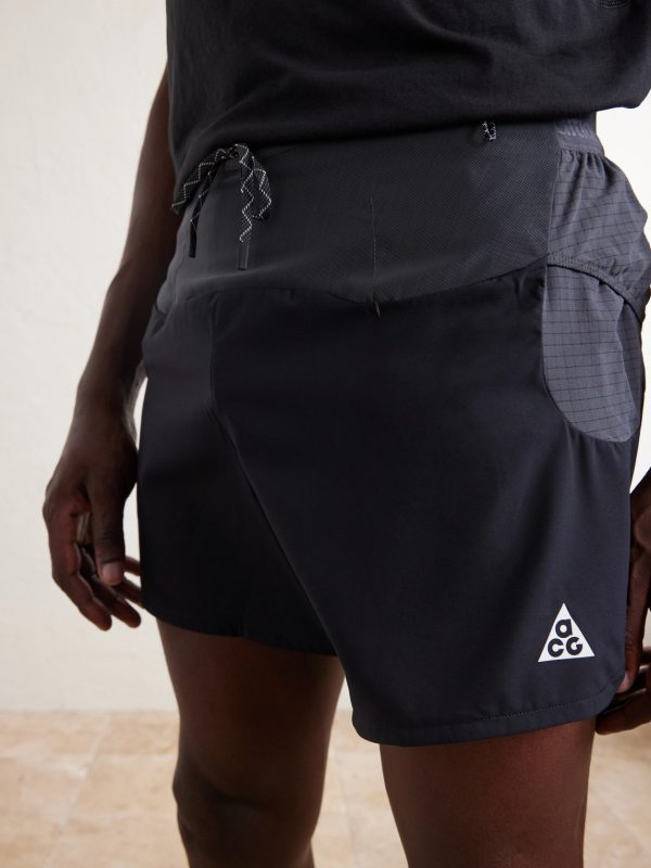ACG Second Sunrise Logo-Print Shell Running Shorts - CU