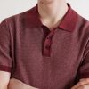 Honeycomb-Knit Silk and Cotton-Blend Polo Shirt - CU Honeycomb-Knit Silk and Cotton-Blend Polo Shirt - CU
