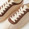 Suede-Trimmed Leather Sneakers - CU Suede-Trimmed Leather Sneakers - CU