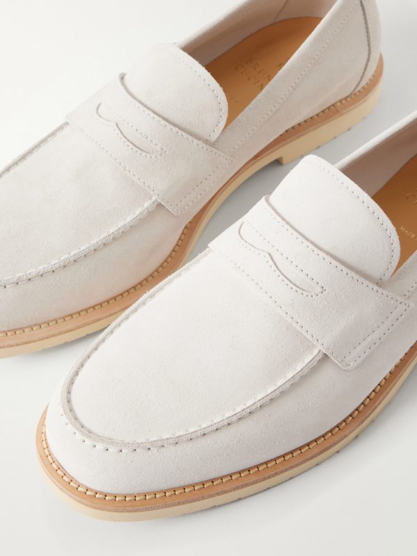 Suede Penny Loafers - CU Suede Penny Loafers - CU