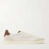 Suede and Cotton Sneakers Suede and Cotton Sneakers