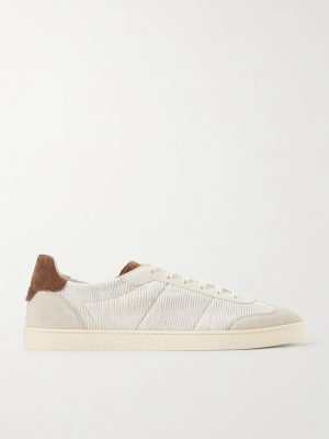 Suede and Cotton Sneakers Suede and Cotton Sneakers