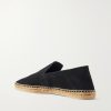 Parker Collapsible-Heel Suede Espadrilles - BK