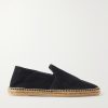 Parker Collapsible-Heel Suede Espadrilles