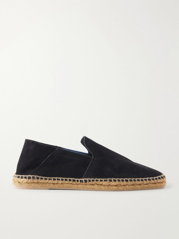 Parker Collapsible-Heel Suede Espadrilles