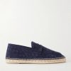 Nilo Woven Suede Espadrilles