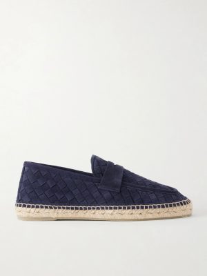 Nilo Woven Suede Espadrilles