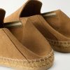 Parker Collapsible-Heel Suede Espadrilles - CU