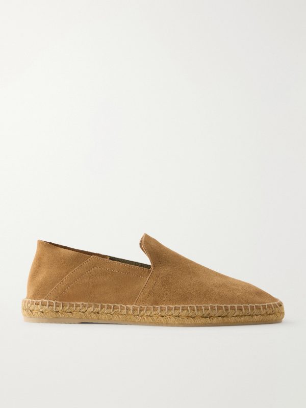Parker Collapsible-Heel Suede Espadrilles