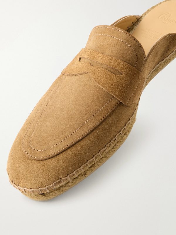 Nando Suede Backless Espadrilles - CU Nando Suede Backless Espadrilles - CU