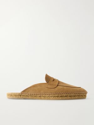 Nando Suede Backless Espadrilles
