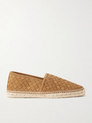 Porto Woven Suede Espadrilles