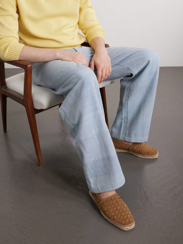Porto Woven Suede Espadrilles - OU