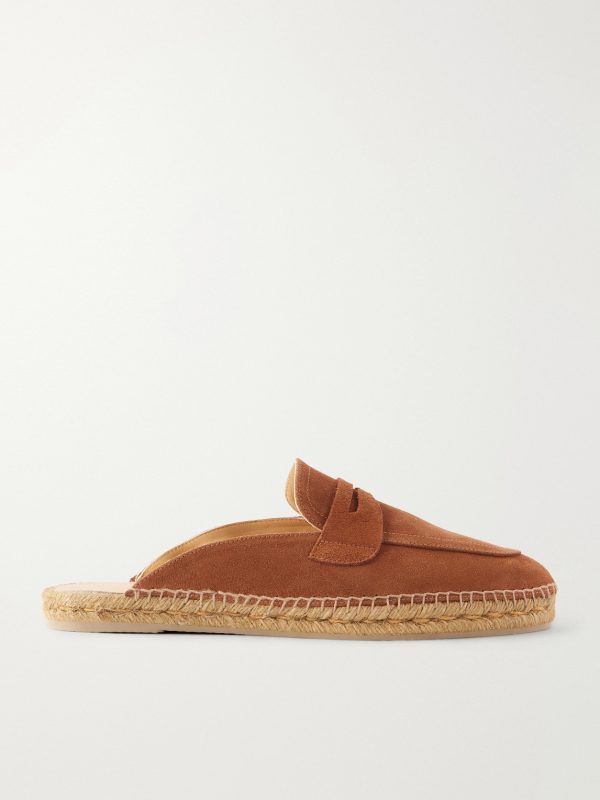 Nando Suede Backless Espadrilles Nando Suede Backless Espadrilles