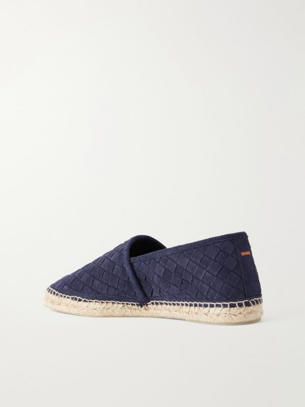 Porto Woven Suede Espadrilles - BK Porto Woven Suede Espadrilles - BK