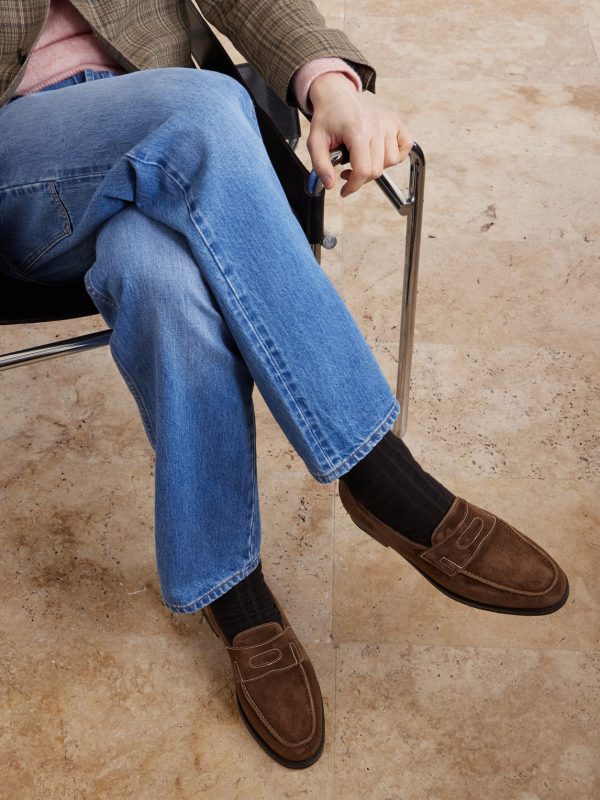 Lopez Suede Penny Loafers - OU Lopez Suede Penny Loafers - OU