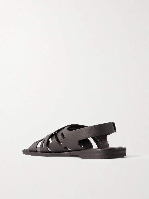 Seaford Full-Grain Leather Sandals - BK Seaford Full-Grain Leather Sandals - BK