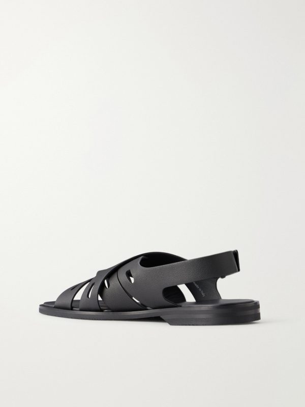 Seaford Full-Grain Leather Sandals - BK Seaford Full-Grain Leather Sandals - BK