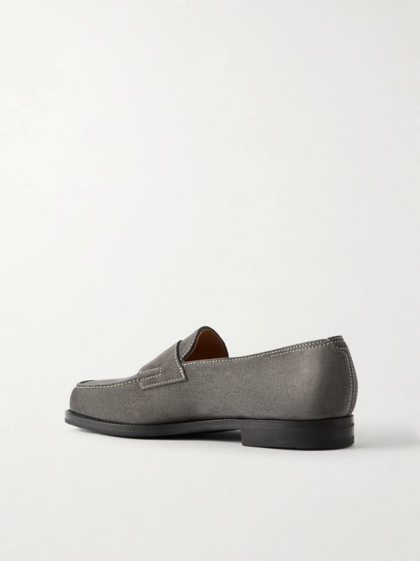 Lopez Suede Penny Loafers - BK Lopez Suede Penny Loafers - BK