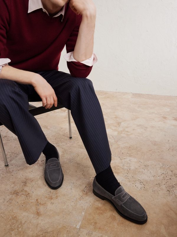 Lopez Suede Penny Loafers - OU Lopez Suede Penny Loafers - OU