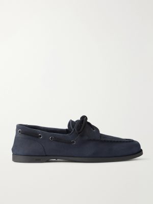 Foil Nubuck Boat Shoes
