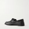Foil Full-Grain Leather Boat Shoes - BK Foil Full-Grain Leather Boat Shoes - BK