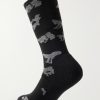Lineage Three-Pack Cotton-Blend Socks - BK