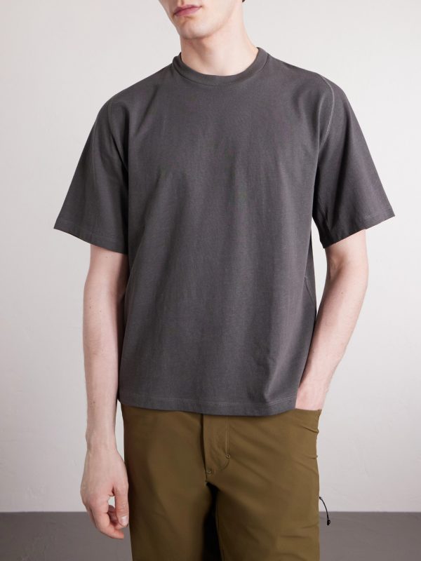 Root Organic Cotton and Hemp-Blend Jersey T-Shirt - FR Root Organic Cotton and Hemp-Blend Jersey T-Shirt - FR