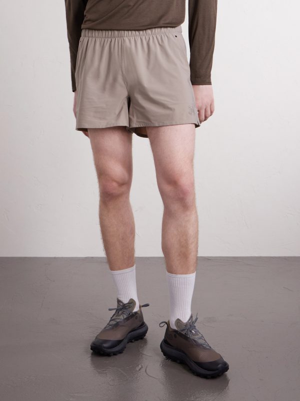 Marka Liner Straight-Leg 5" Mesh-Trimmed Recycled-Shell Running Shorts - FR