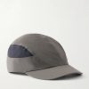 Planar Logo-Print Mesh-Trimmed Recycled-Shell Cap Planar Logo-Print Mesh-Trimmed Recycled-Shell Cap