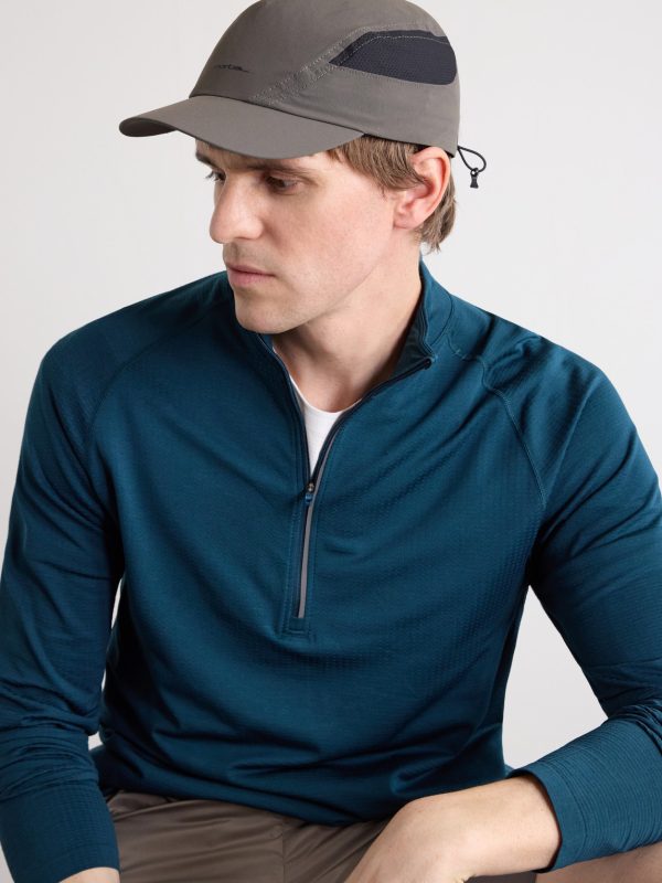 Planar Logo-Print Mesh-Trimmed Recycled-Shell Cap - OU Planar Logo-Print Mesh-Trimmed Recycled-Shell Cap - OU