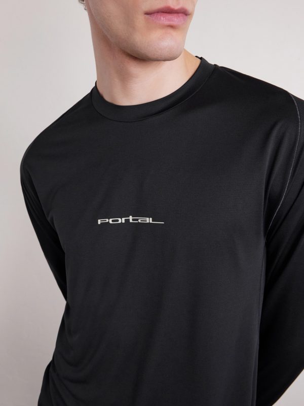 Lateral Peak Logo-Print Recycled-Jersey T-Shirt - CU