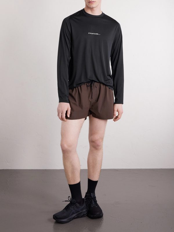 Lateral Peak Logo-Print Recycled-Jersey T-Shirt - OU