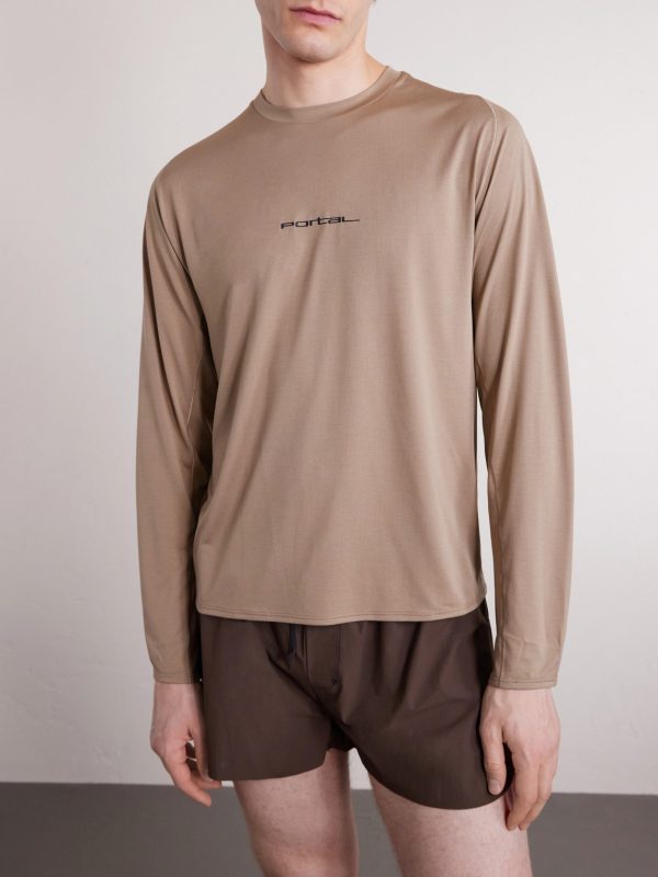 Lateral Peak Logo-Print Recycled-Jersey T-Shirt - FR Lateral Peak Logo-Print Recycled-Jersey T-Shirt - FR
