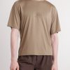 Lateral Peak Logo-Print Recycled-Jersey T-Shirt - FR Lateral Peak Logo-Print Recycled-Jersey T-Shirt - FR
