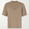 Lateral Peak Logo-Print Recycled-Jersey T-Shirt Lateral Peak Logo-Print Recycled-Jersey T-Shirt
