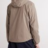 Level Alpha Logo-Print Fleece-Trimmed Recycled-Shell Jacket - BK Level Alpha Logo-Print Fleece-Trimmed Recycled-Shell Jacket - BK
