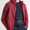 Borders Embroidered Ripstop-Trimmed Mesh Belt Bag - OU