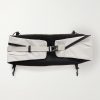 Borders Embroidered Ripstop-Trimmed Mesh Belt Bag - BK Borders Embroidered Ripstop-Trimmed Mesh Belt Bag - BK