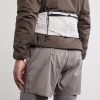 Borders Embroidered Ripstop-Trimmed Mesh Belt Bag - FR Borders Embroidered Ripstop-Trimmed Mesh Belt Bag - FR