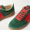 Upvillage Leather-Trimmed Suede Sneakers - CU Upvillage Leather-Trimmed Suede Sneakers - CU