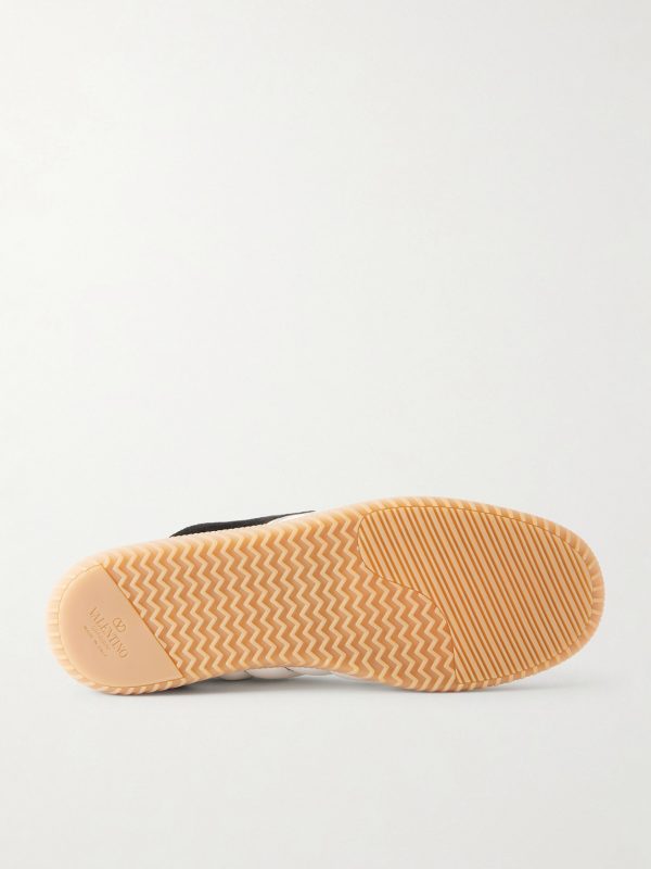 Upvillage Leather-Trimmed Suede Sneakers - E1 Upvillage Leather-Trimmed Suede Sneakers - E1