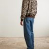 Leopard-Print Wool-Twill Bomber Jacket - BK