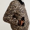 Leopard-Print Wool-Twill Bomber Jacket - CU