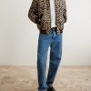 Leopard-Print Wool-Twill Bomber Jacket - OU