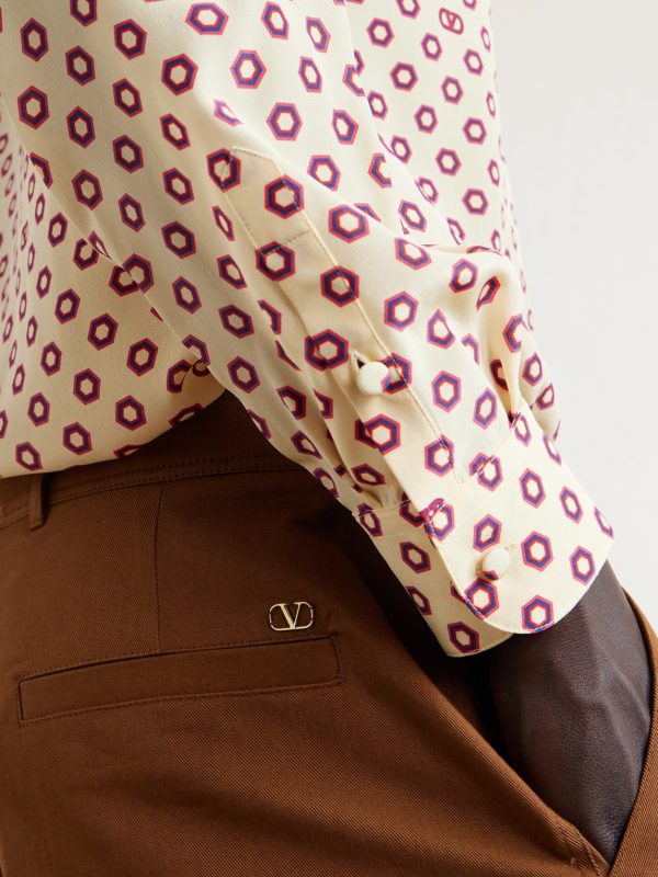 Straight-Leg Cotton-Gabardine Trousers - CU Straight-Leg Cotton-Gabardine Trousers - CU