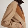 Panelled Suede Jacket - CU