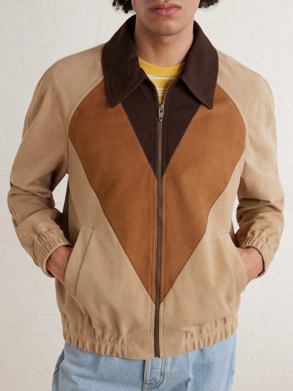Panelled Suede Jacket - FR